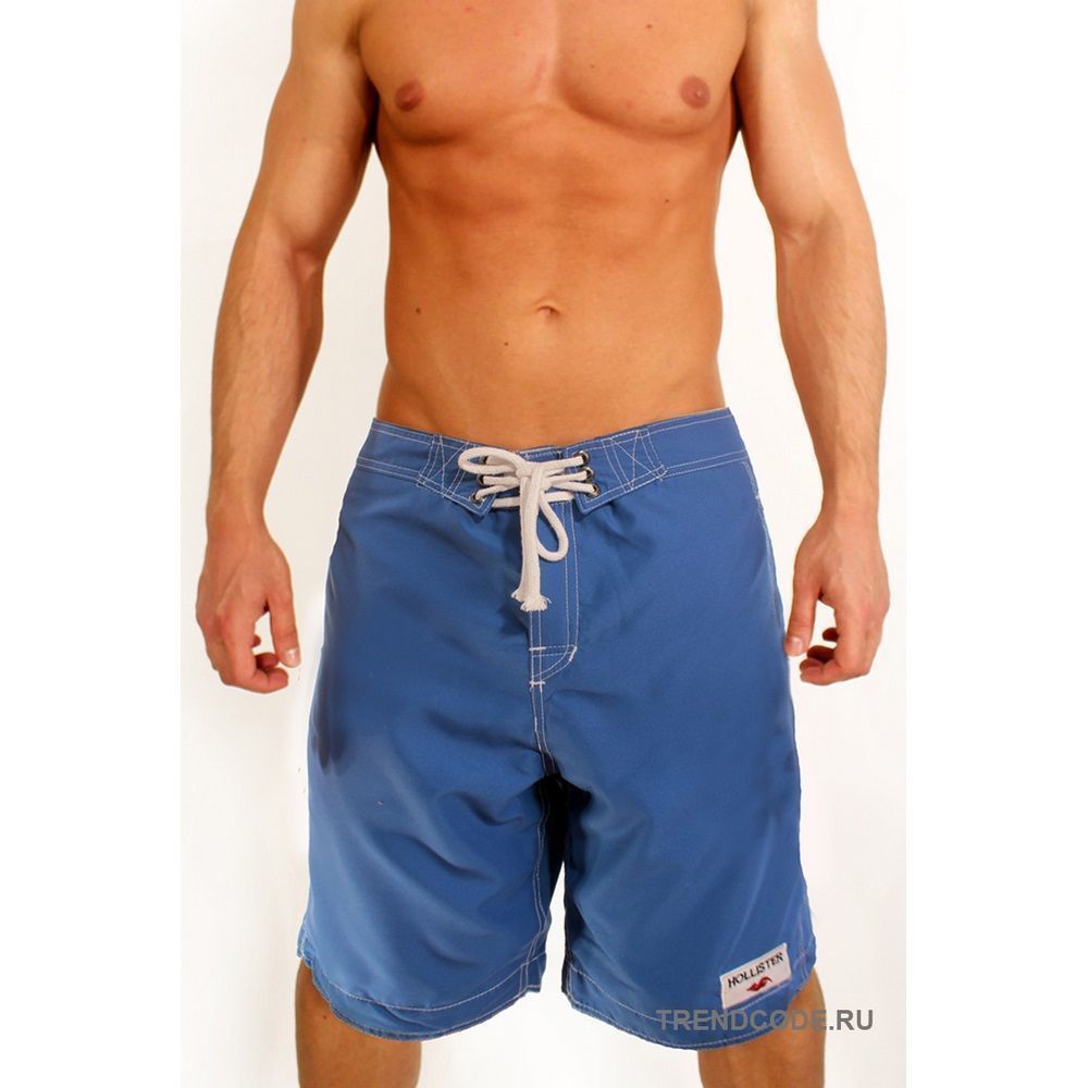 Мужские шорты пляжные синие ABERCROMBIE&amp;FITCH 75892