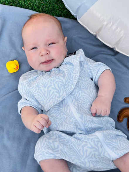 Сет из 2х нагрудников Mjölk Mini Blue Leopard/Рифы