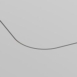 Коннектор радиусный R600 встраиваемый под ГКЛ 9,5мм Maytoni   TRA184-R600-12B