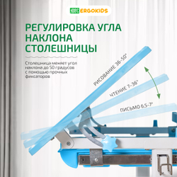 Детский стол и стул Ergokids Anty