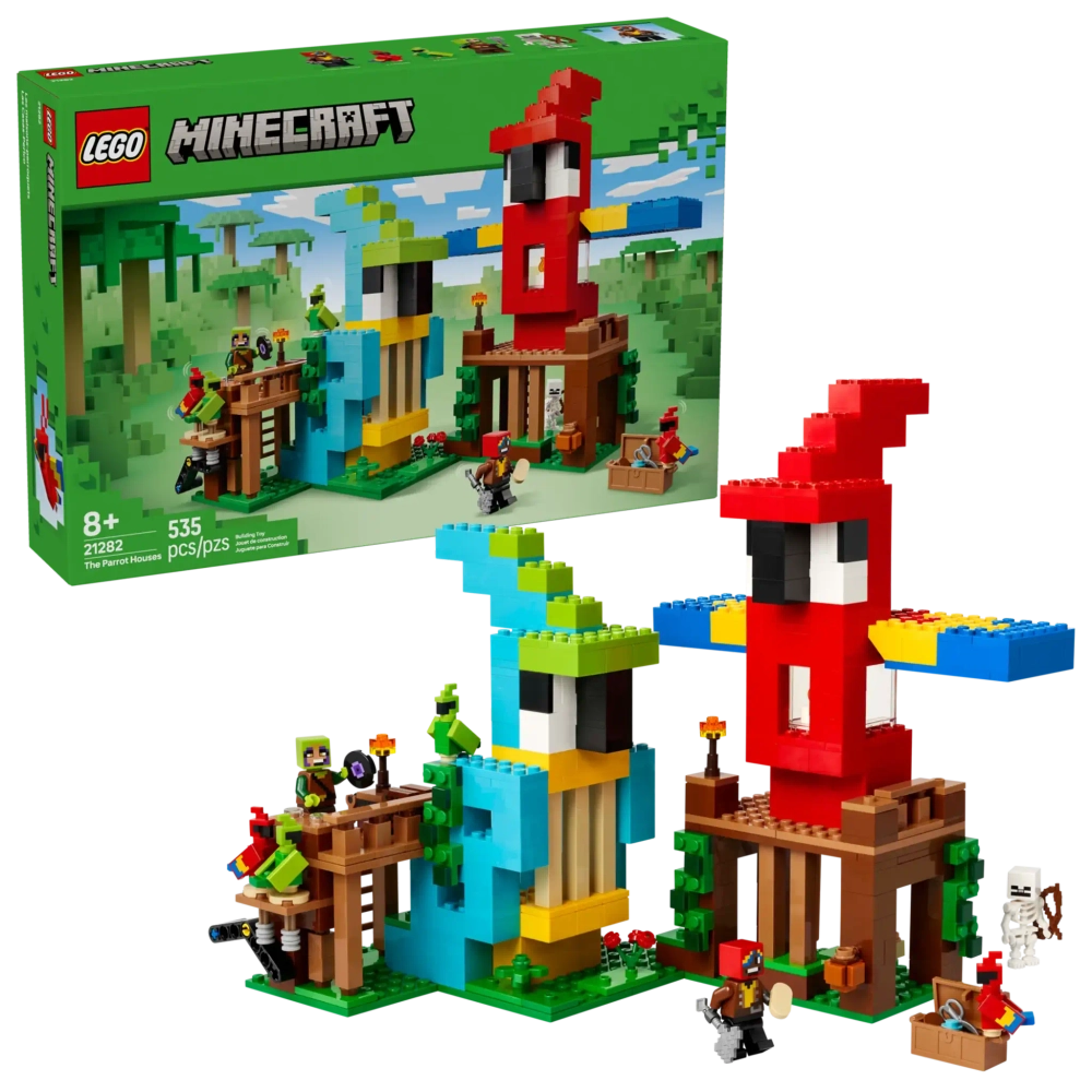 Конструктор LEGO Minecraft 21282 Домики для попугаев