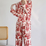 Пижама ш/в штаны+рубашка дл/р 8230