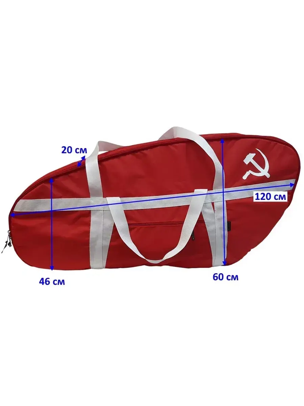 Сумка AG для лод. мотора 2т/10-18 л.с "Premium СССР" красная