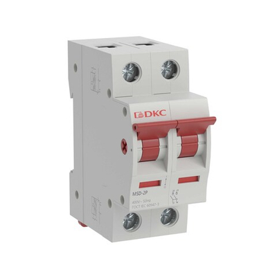 Выключатель нагрузки модульный YON MSD 2P 80A