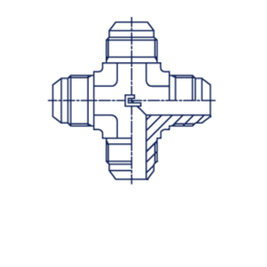 Соединение PX JIC 1.1/16" CAST