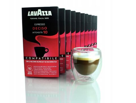 Кофе в капсулах  NNESPRESSO LAVAZZA Deciso 100 капсул