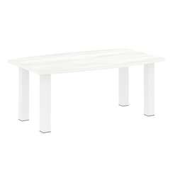 Yalta Стол переговорный LT.SP-3 Снежная Патина/Металл Белый 1800*1100*750