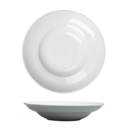 Тарелка классическая, белая, глубокая 300 мл, d=27см, h=4,5 см "Glory" P.L.