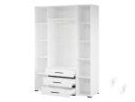 Шкаф 4-хств. МШ-24 Спальня Модена (белый; венге/белый)