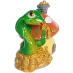 Фигурка новогодняя «Змейка в денежном домике» 9*6*10 см, микс