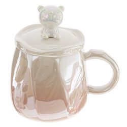 GAEM Кружка с крышкой, 400 мл, L8 W8 H9 см, 4в.