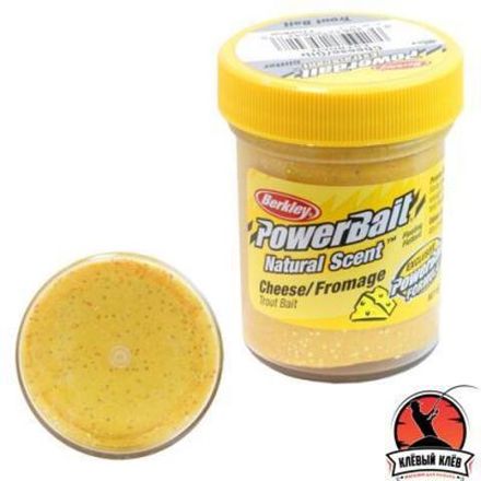 Паста форелевая Berkley Powerbait Natural Scent Glitter Trout Bait (50 г) Garlic Chartreuse