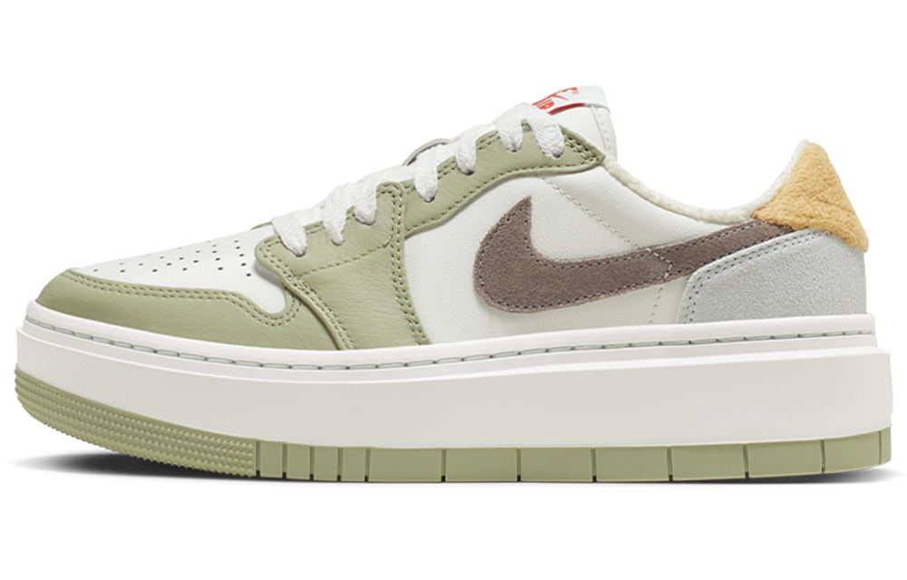 Jordan Air Jordan 1 Elevate Low SE "Year of the Rabbit" non-slip wear-resistant low-cut retro basketball shoes women's green and white