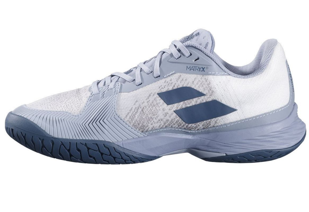 Мужские теннисные кроссовки Babolat Jet Mach 3 All Court - white/dark grey