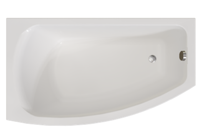 Акриловая ванна Мэри 140х80 (левосторонняя), каркас
