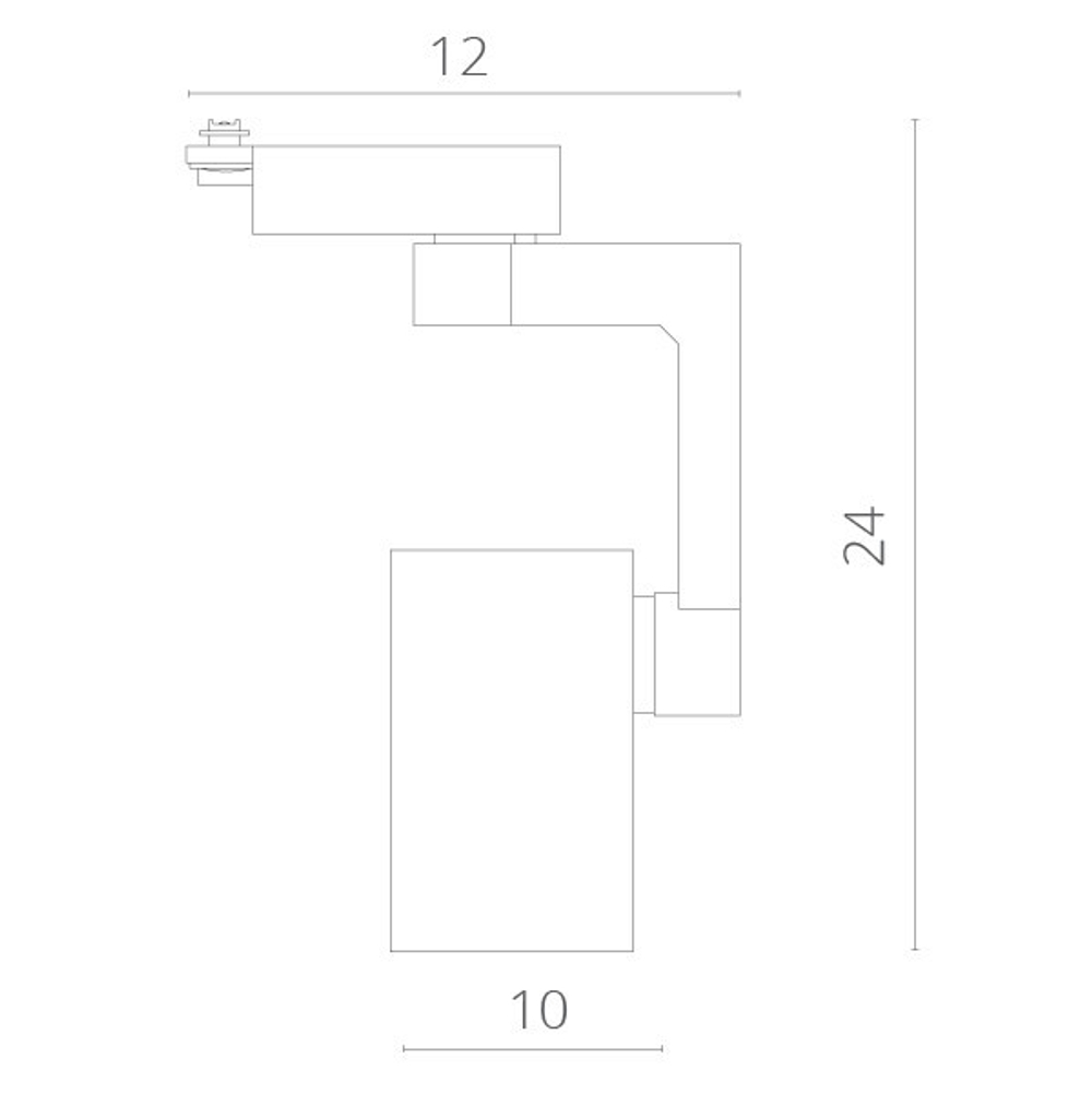 Трековый светильник Arte Lamp A2330PL-1WH