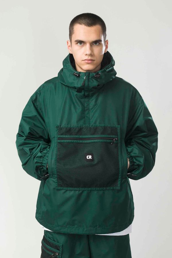 Анорак Square Wide Легкий зеленый темный - фото 1
