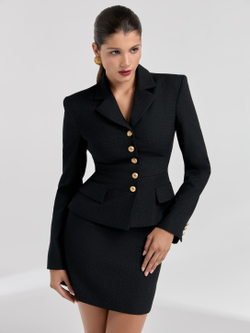 Юбка мини из полутвида