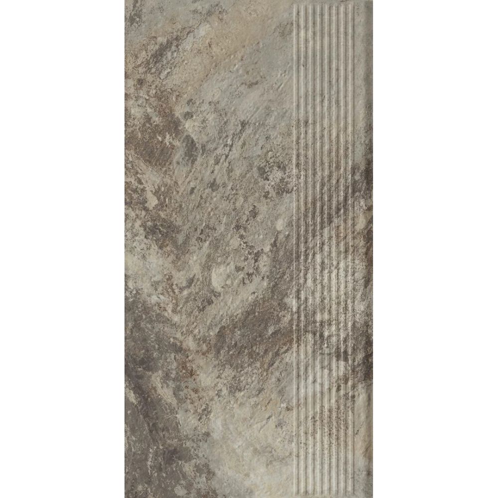 Paradyz Ardis Light - Ступень простая структурная с насечками 300x600