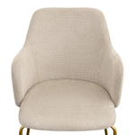 Стул dwight, фактурный шенилл, светло-бежевый