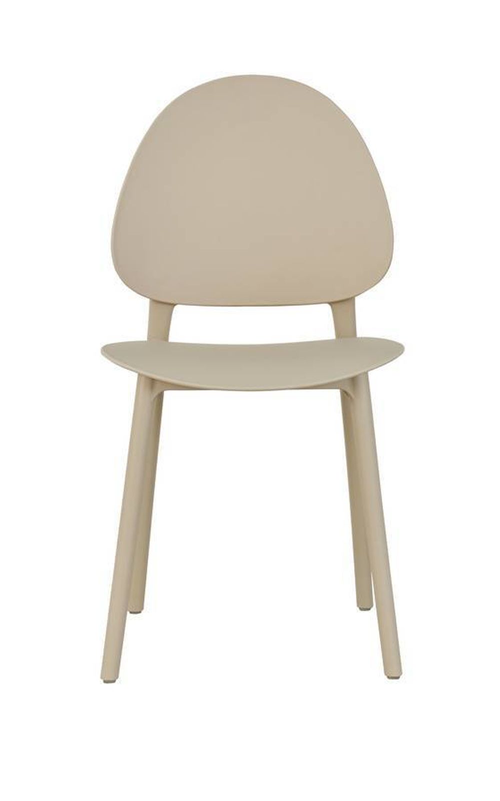 "Апероль" стул пластиковый, цвет бежевый