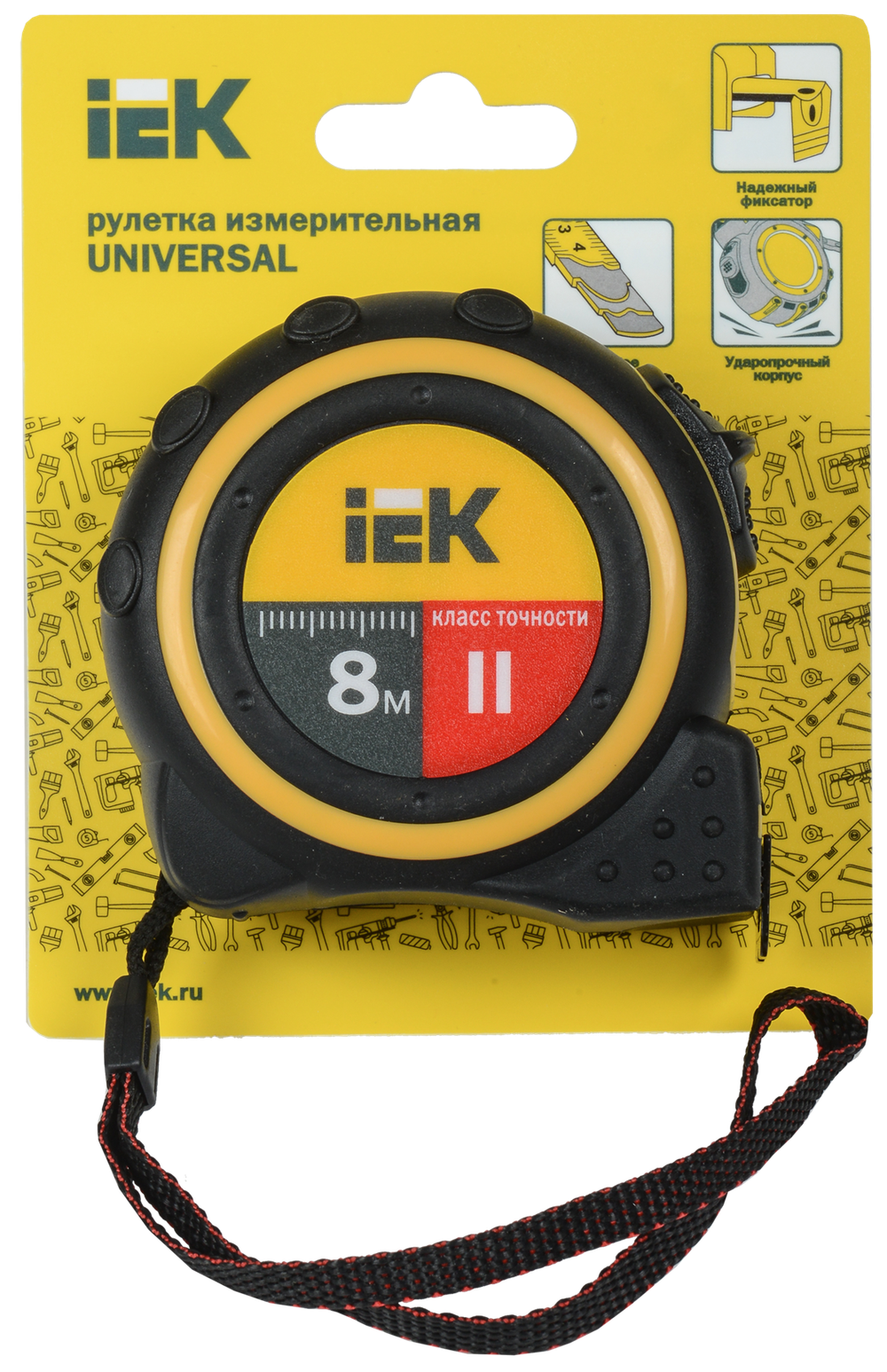 Рулетка измерительная UNIVERSAL 8м IEK