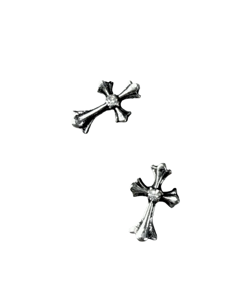 Крест серебряный №14 Pink House, 1шт