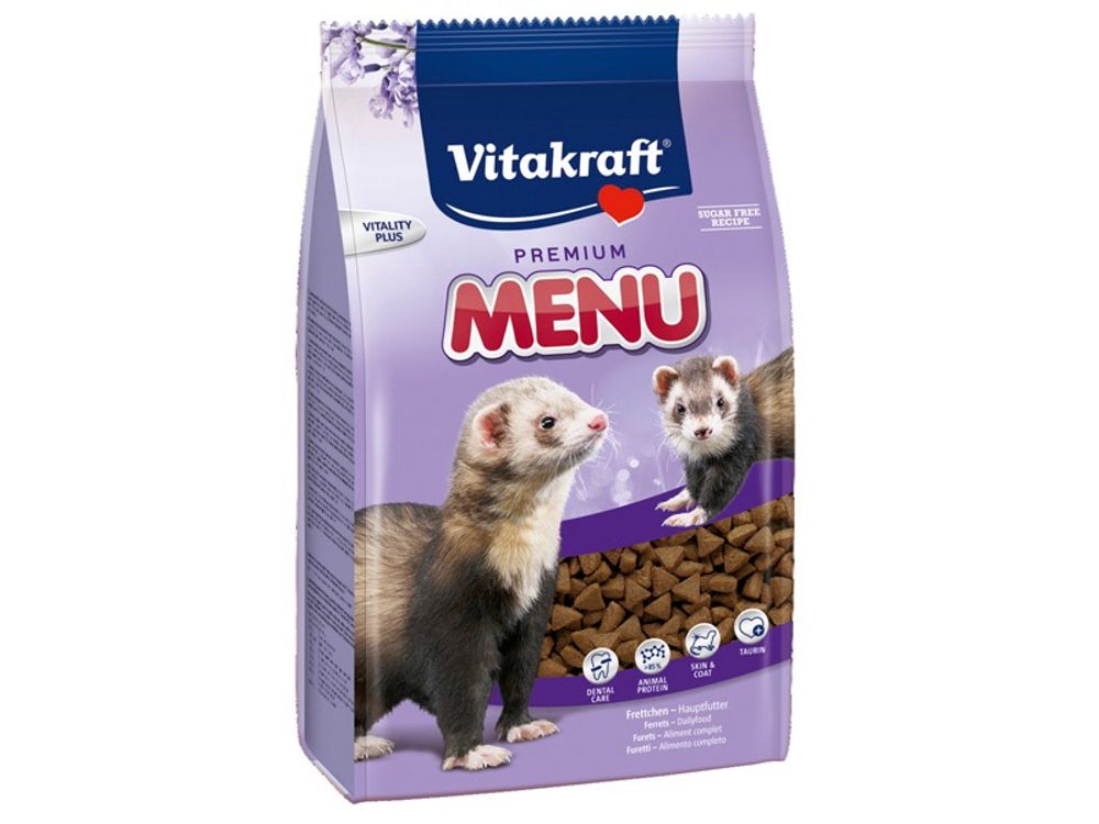 Vitakraft Корм сухой для хорьков PREMIUM MENU 800г Vitakraft Корм сухой для хорьков PREMIUM MENU 800г