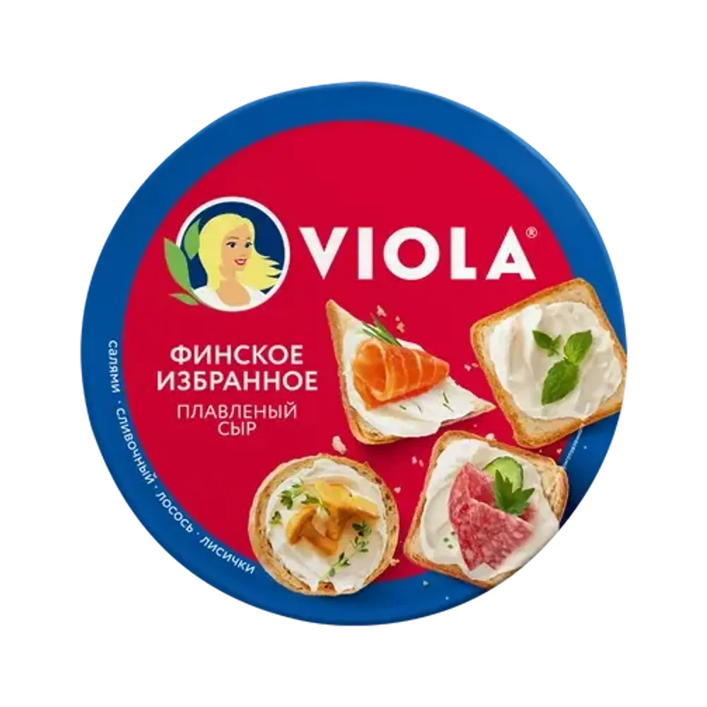 Сыр плавленый  Виола  50%  130г круг в асс.