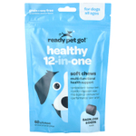 Ready Pet Go, Healthy 12-in-One, для собак, для всех возрастов, бекон, печень и сыр, 60 жевательных таблеток, 240 г (8,5 унции)