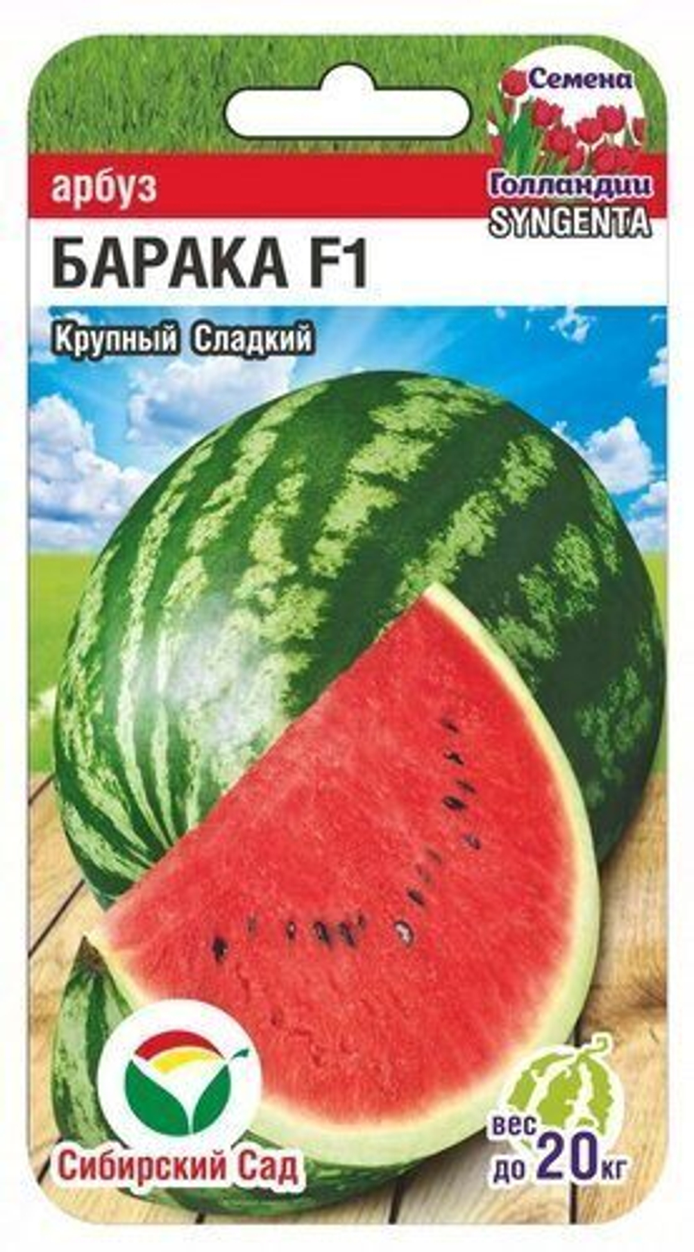 Арбуз Барака 3шт СибСад