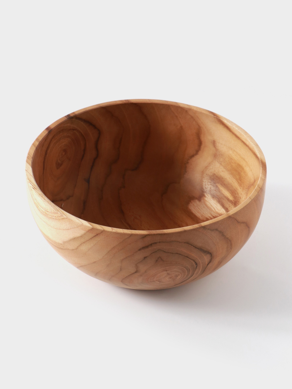 Салатник 20х20х9 см, тиковое дерево