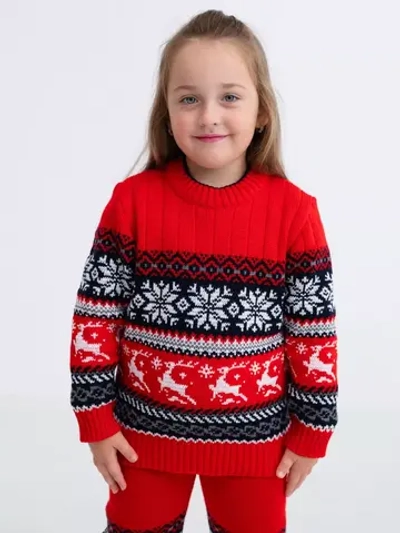 Джемпер вязаный теплый