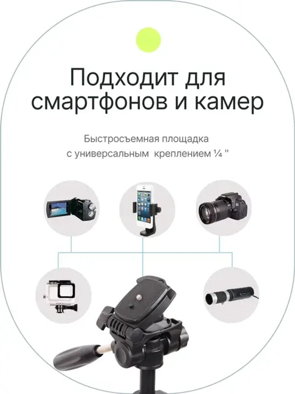 Штатив Raylab Travel 55 алюминиевый сплав (с головой)