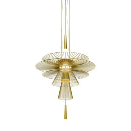 Pendant design lamp  GRAVITY (XL) by Forestier (Gold)