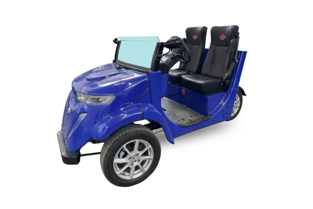 Гольфкар трицикл Elecar 5E-TIGARBO 2 Tricycle Cabrio Синий