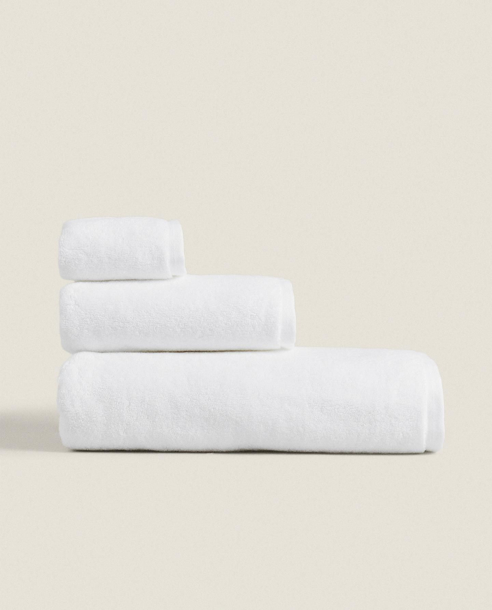 Zara Home - Банное полотенце из очень мягкого хлопка (700 гхм2), белый, 30х50 см