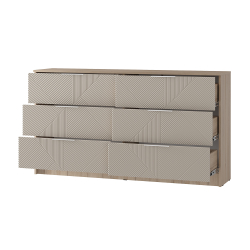 Комод Эмилия КМ-04, Дуб смоки, Айриш