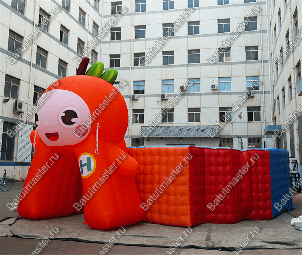 Надувной лабиринт "Ранетка", 8*8*3,6 м