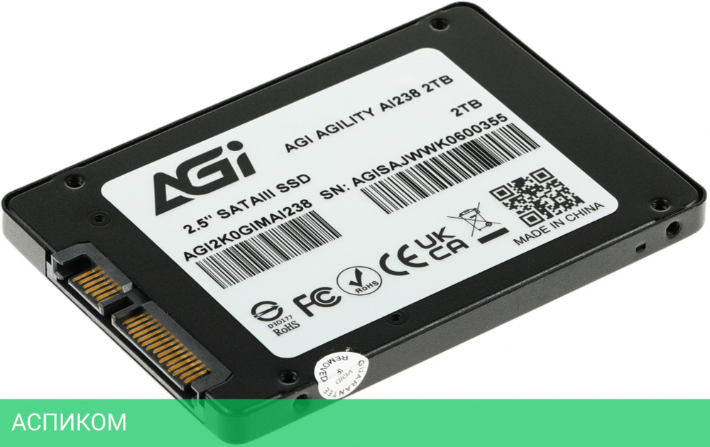 SSD диск AGI AI238 2TB (AGI2K0GIMAI238)