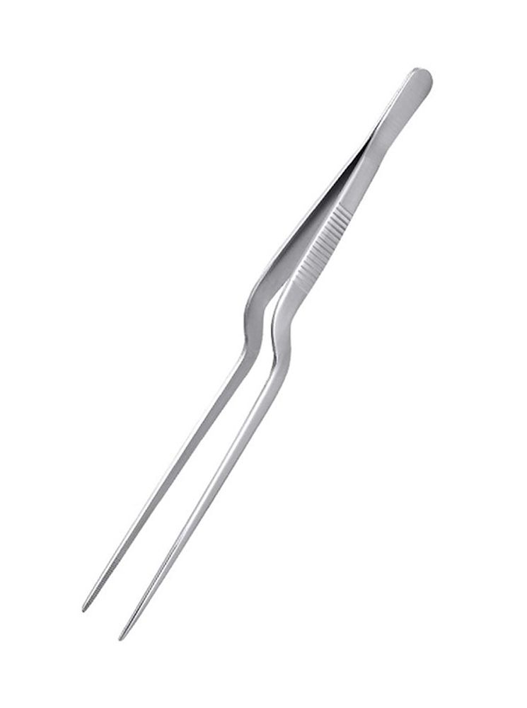 Щипцы (пинцет) 20 см. изогнутые, нерж. MGsteel /1/100/
