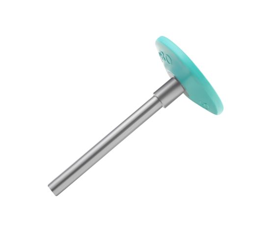 Диск педикюрный пластиковый PODODISC STALEKS EXPERT М в комплекте с сменным файлом 180 грит 5 шт (20 мм)