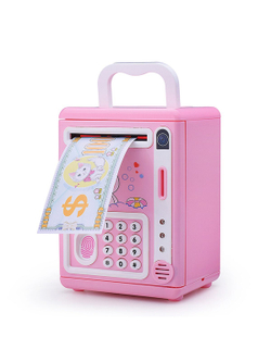 Игрушка Копилка Зайчишка, цвет розовый (5969C)
