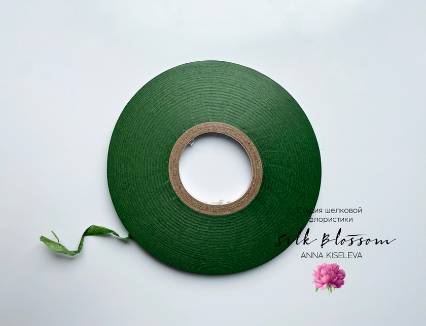 Бумажная лента 5 мм зеленая
