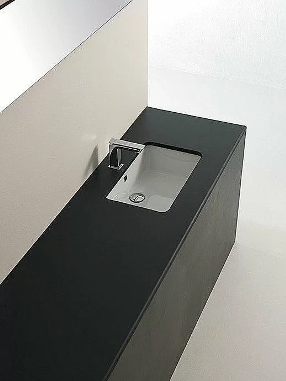 Раковина врезная снижу столешницы Artceram GEA 53 GEL001 01 00 белая