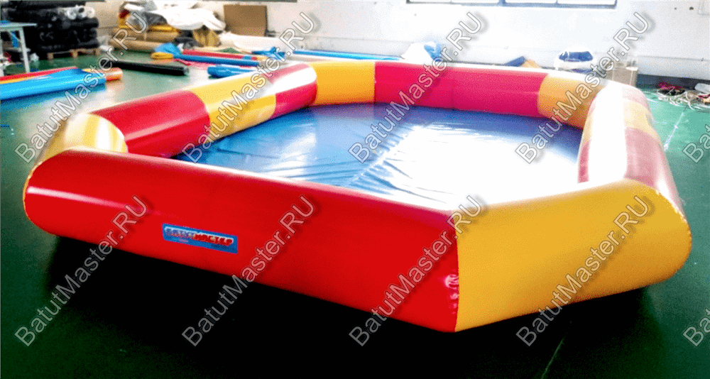 Надувной бассейн "Полосатик" 5*4*0.5 м