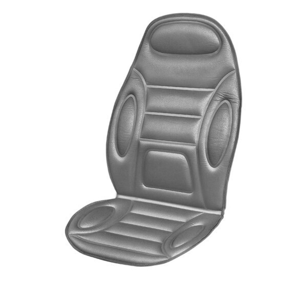 Обогрев сидений со спинкой серый 12V 116х52см 2,5А-3А с терморегулятором (2 режима) (SKYWAY)