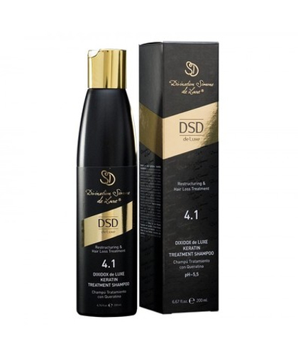 Шампунь восстанавливающий с кератином DSD De Luxe 4.1 Keratin Treatment Shampoo 200мл