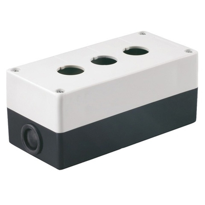Корпус КП103 для кнопок 3 места белый ИЭК BKP10-3-K01