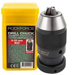 Патрон цанговый для дрели (5-20мм, B22) RockFORCE RF-G00551-A